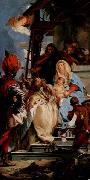 Giovanni Battista Tiepolo Anbetung der Heiligen Drei Konige painting